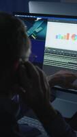 As a Data Analyst, I specialize in analyzing trends using multiple screens for efficiency video