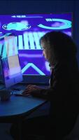 Groundbreaking Innovative Technology Engaging in Data Analysis and Visualization in Action video