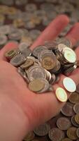 A Handful of Coins A Representation of Wealth and Currency in Various Forms and Uses video