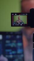 Engaging Presentation in a Professional Studio Setting to Captivate the Audience Effectively video