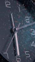 Abstract Clock Design Featuring Digital Elements, Numbers and a Unique Artistic Style video