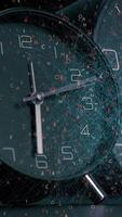 Abstract Clock Faces that Integrate Digital Elements into Innovative Artistic Designs video