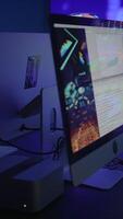 An Innovative Modern Desktop Setup Incorporating CuttingEdge Technology and Data Visualization video