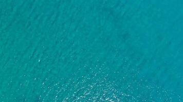 Drone View of Clear Open Sea with Transparent Water on a Hot Summer Day video