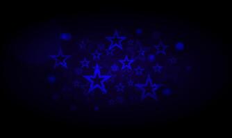 A dark blue background with stars vector