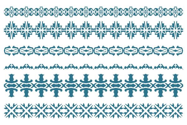 Festive Decorative Pattern Border Icons