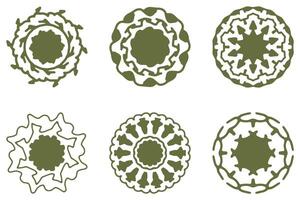 Decorative Circular Ornamental in Various Styles vector