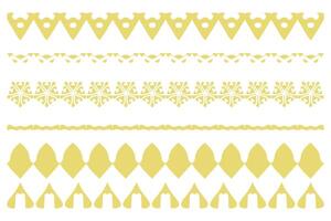 Collection of Border Ornamental Design vector