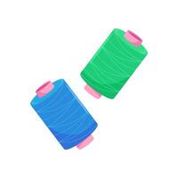 Roll of thread vector