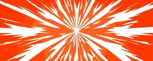 landscape comic style burst background. editable color. three color palette. vector