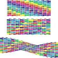 Helix, volute and vortex icon, Colorful abstract concentric and radial lines vector