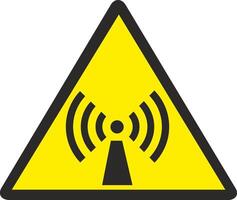 danger sign biological reactive vector