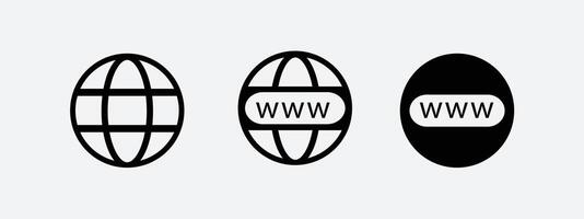 set of icons for websites web icons vector