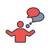 Haha icon. .Editable stroke.linear style sign for use web design,logo.Symbol illustration. vector