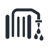 garden hose icon. .Editable stroke.linear style sign for use web design,logo.Symbol illustration. vector