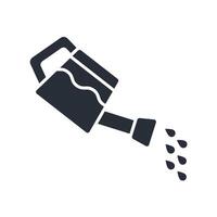 watering can icon. .Editable stroke.linear style sign for use web design,logo.Symbol illustration. vector