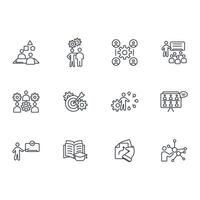 Workshop icon set..Editable stroke.linear style sign for use web design,logo.Symbol illustration. vector