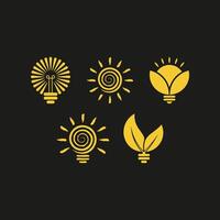Energy Bulb trendy artwork charming abstract illustration colorful useable design vector