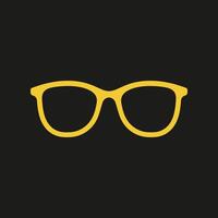 Eyeglasses trendy artwork charming abstract illustration colorful useable design vector