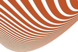 simple abstract dark orange color thin to thick wavy line pattern a drawing of a red and white striped wall with lines drawn by lines vector