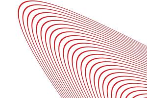 simple abstract red color half circle small line pattern a graphic of red lines with a white background vector