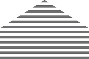 simple abstract grey ash color big to small horizontal line pattern vector