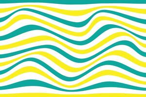 simple abstract fest yellow color horizontal wavy distort line pattern a blue and yellow pattern with a yellow background vector