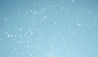 snow drop on blue background vector