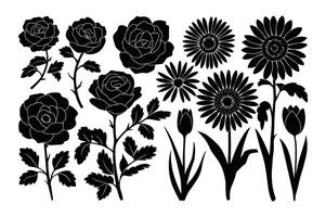 Linear Blossom Charm vector