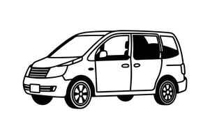 Sleek Van Graphics vector