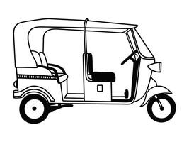 Minimal Auto silhouette vector