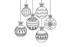 Sparkle Shine Captivating Christmas Ball Decorations vector