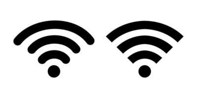Set of Wifi icon. signal icon. Wireless icon. vector