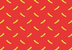 French fries patten. French fries pattern background. French fries fast food pattern on red background. vector