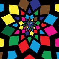 special colorful abstract triangles background vector