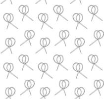 Seamless pattern of sketch knit needle vector
