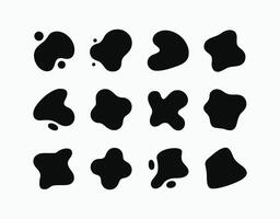 Minimal Blob Silhouette Collection vector