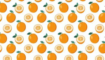 Seamless pattern with ripe passion canary melon fruit on a white background. vector