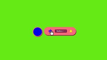 Minimal Green Screen Design with Interactive Button and Blue Dot Element - Perfect for Creative Projects and Graphic Templates video