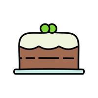 Cake , Barbecue related filled design editable outline icon vector