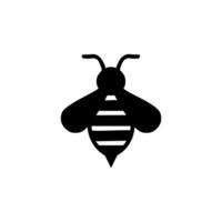 Honey Bee icon isolated on white background for your web and mobile app design, Bee logo concept vector