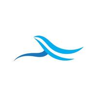 a close up of a blue wave on a white background vector