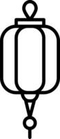 Paper Lantern Icon Design Symbol vector