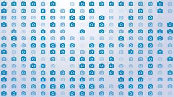 Photo Camera Icon Pattern Background Loop video
