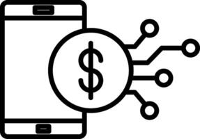 Digital Economy Icon Design Symbol vector