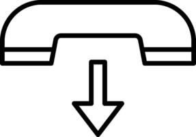 End Call Icon Design Symbol vector