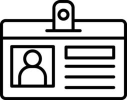 Identification Card Icon Design Symbol vector