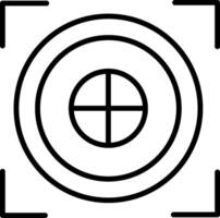 Focus Icon Design Symbol vector
