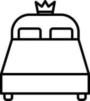 King Size Icon Design Symbol vector