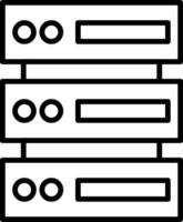 Database Icon Design Symbol vector